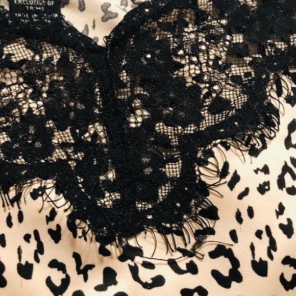 👑LEOPARD CHEETAH LACE CAMI TOP! - Picture 6 of 7
